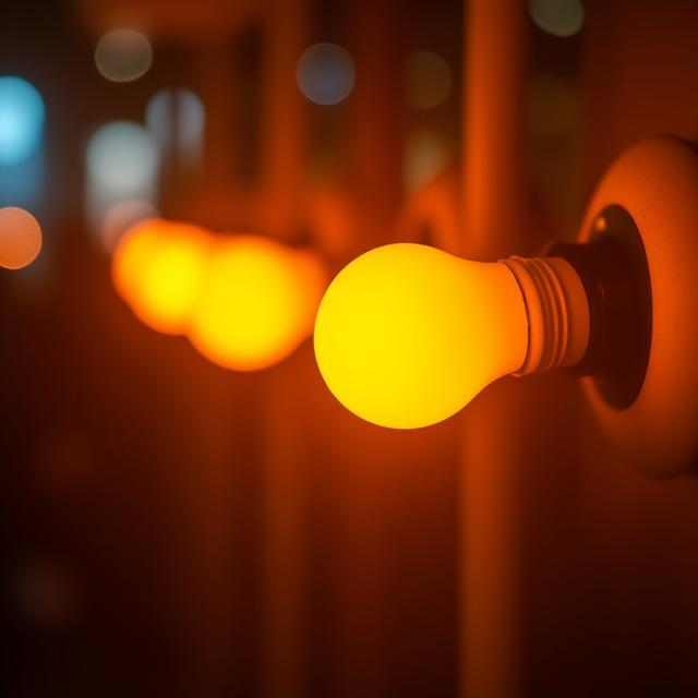 Éclairage LED économe en énergie lors d’un événement